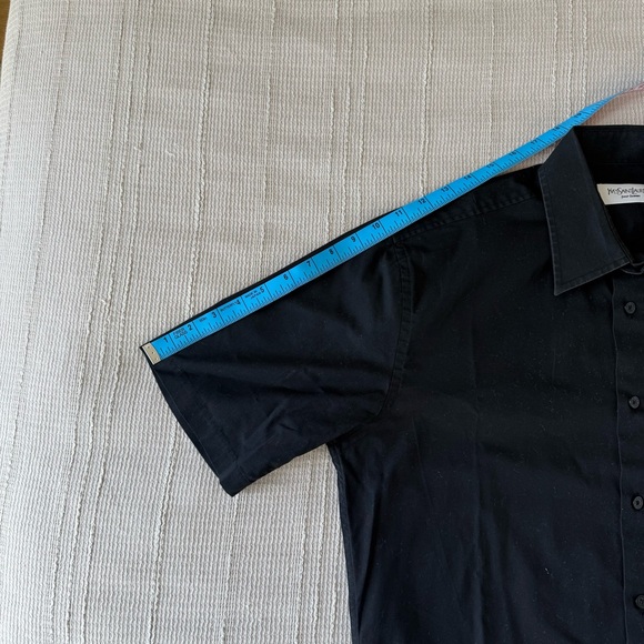 Yves Saint Laurent Black Casual Button Down Shirt - Picture 4 of 8